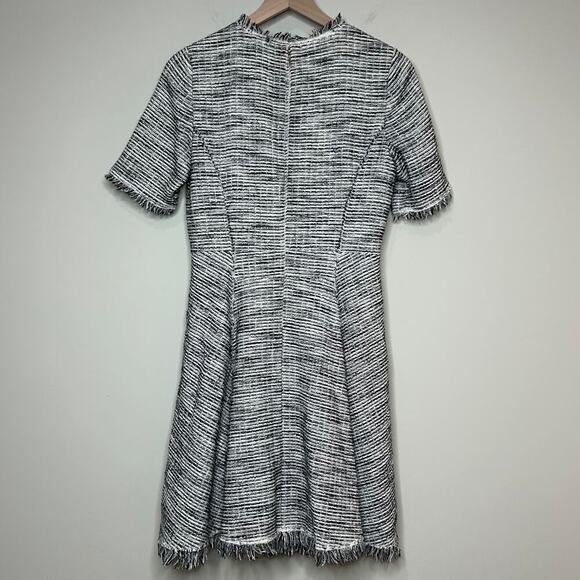 Rebecca Taylor Boucle Tweed A-Line Dress Size 8 - Picture 6 of 12